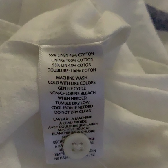 NWT BeachLunchLounge Alina Linen&Cotton Shift Dress - Picture 7 of 7